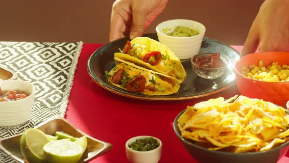 Mexican Food on Table