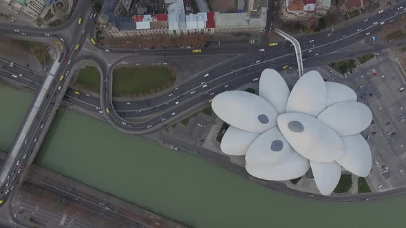 Tbilisi Public Service Hall Aerial Shot