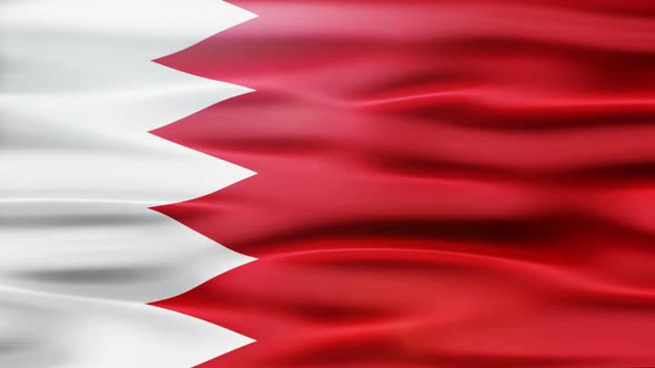 Bahrein Flag Waving