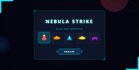 Nebula Strike Professional Space Shooter Framework