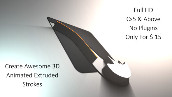 Advance 3D Extrudes II ( Animated Stroke ) Logo