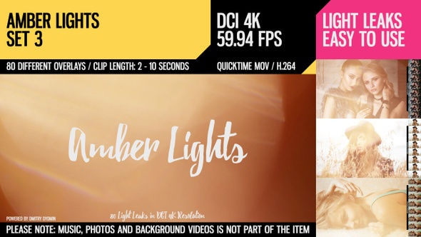 Amber Lights (4K Set 3) alt