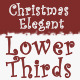 Christmas Elegant Lower Thirds - VideoHive Item for Sale
