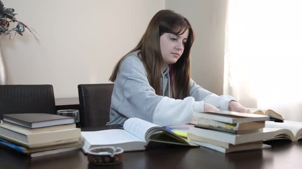 Hardworking Schoolgirl