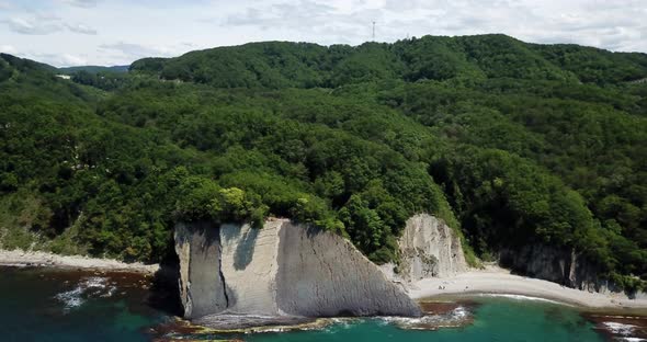 Skala Kiseleva is a Natural Monument on the Territory of the Tuapse District of the Krasnodar