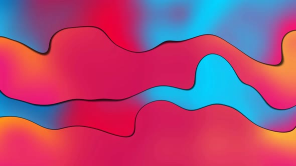 abstract colorful Liquid Waves motion background