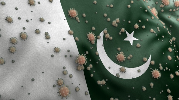 Covid Pakistan Flag / Corona Pakistan Flag