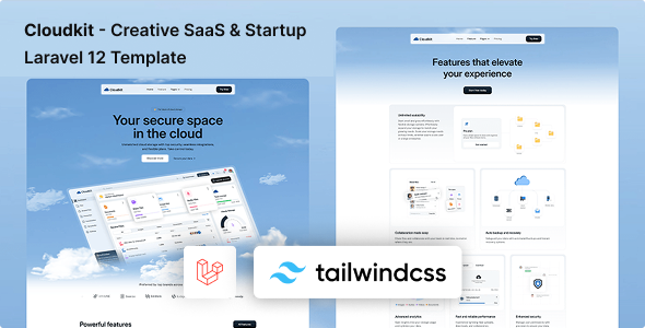 Cloudkit - Creative SaaS & Startup Laravel 12 Template