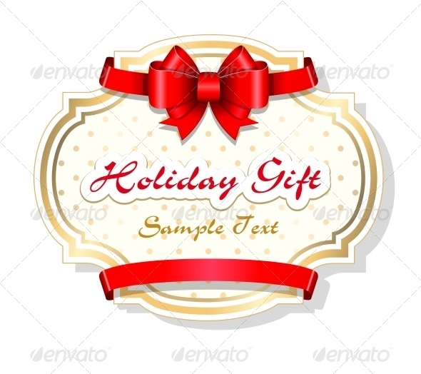 Holiday Gift Card Template