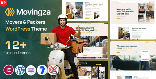 Movingza - Movers & Packers WordPress Theme