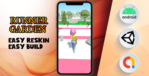 Runner Garden - (Unity - Admob - Game)