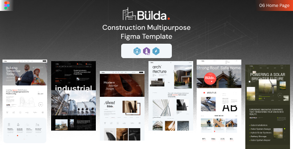 Bulda - Construction multipurpose figma template