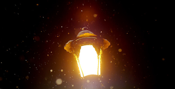 Snow Falls On An Old Lantern 1 alt