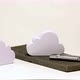 Building a cloud data storage model, hand putting simple cloud props together - VideoHive Item for Sale