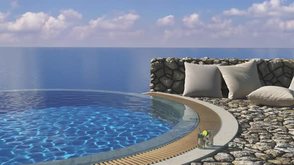 Relax at the hotel by the pool. alt