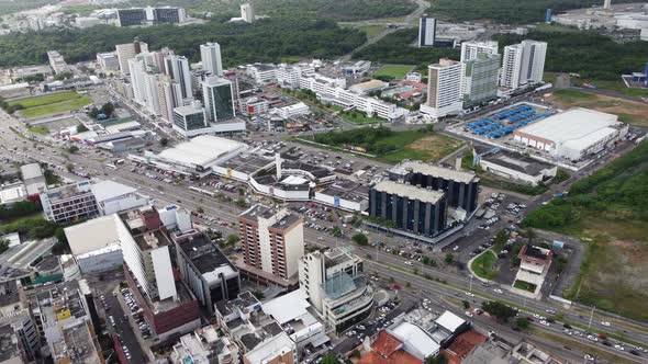 Downtown Sao Luis Maranhao at Northeast Brazil. Tourism landmark of city.