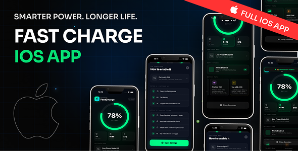 FastCharge – Premium iOS Battery Charging App