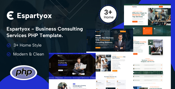 Espartyox – Business Consulting Services PHP Template