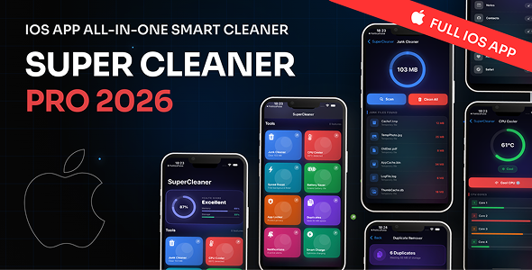 SuperCleaner – Premium iOS Device Care & Utility App