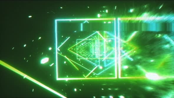 Crazy Flight in a Retro Futuristic Space alt