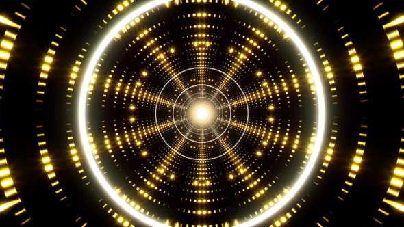 Glittering Circle Light Tunnel alt