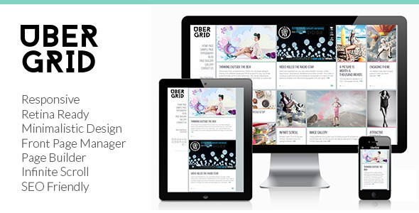 Ubergrid - Responsive Grid WordPress Theme