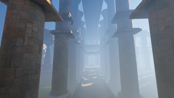 Walking In Ancient Temple alt