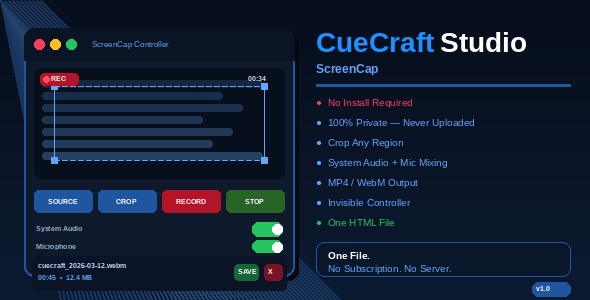 CueCraft Studio - ScreenCap