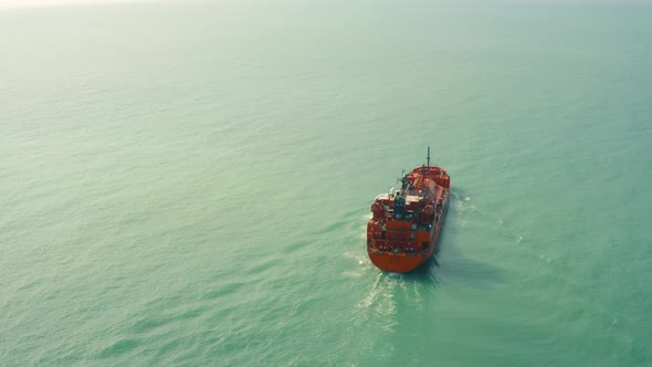 LPG Tanker in the Sea