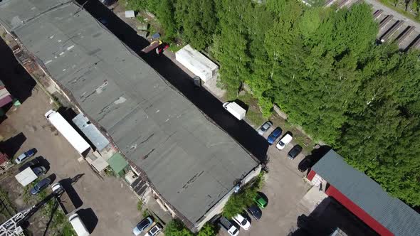 Flying a Quadcopter Over an Industrial Area