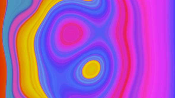 Abstract colorful trendy liquid wavy background.