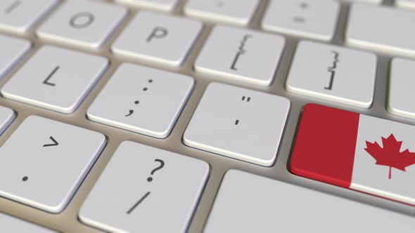 Key with Flag of Canada Switches To Key with Flag of China alt