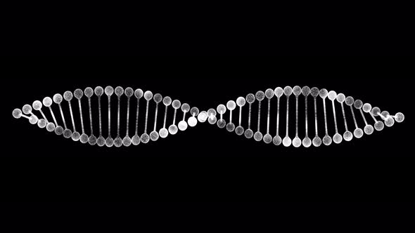 Futuristic DNA Strand