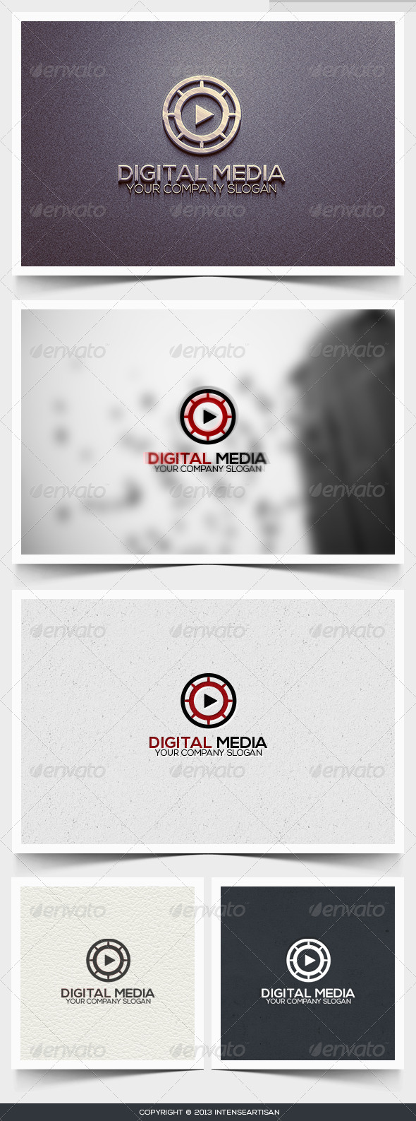 Digital Media Logo Template