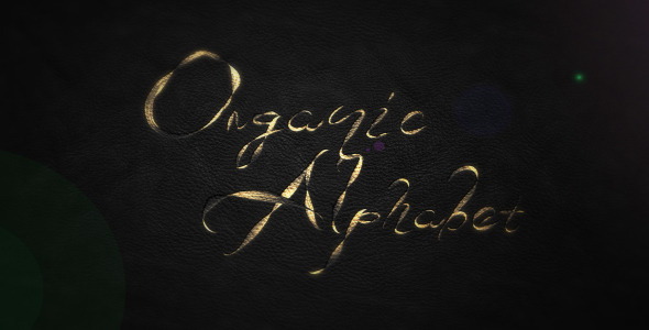 Organic Alphabet