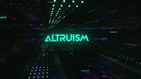 Sci Fi Digital Economics Word Altruism