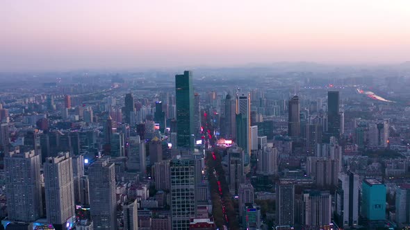 Nanjing City, Jiangsu Province, urban construction landscape