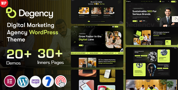 Degency - Digital Marketing Agency WordPress Theme