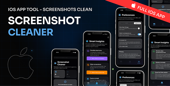 ScreenshotCleaner – iOS Smart Screenshot Cleanup App