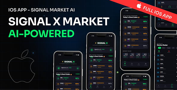 SignalX – AI-Powered Market Signals iOS App