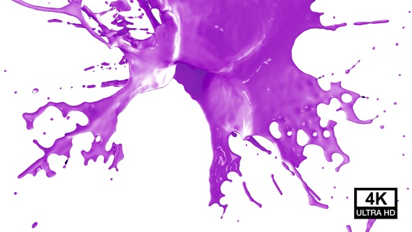 Purple Paint Drops Splash V3