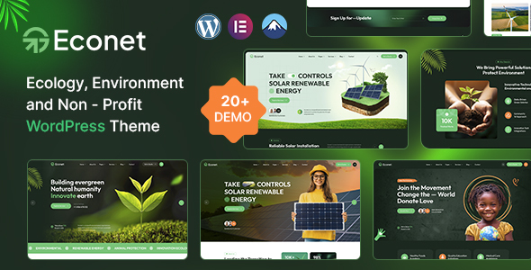 Econet - Ecology Environment & Nonprofit WordPress Theme