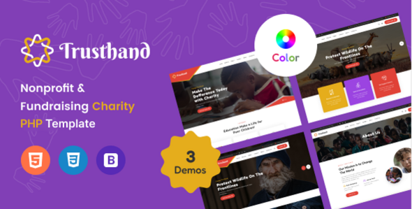 Trusthand - Charity PHP Template