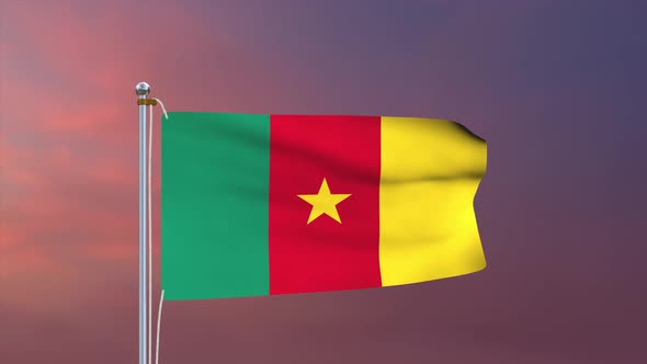 Cameroon Flag 4k alt