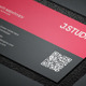 Clean QR Code Business Card - GraphicRiver Item for Sale