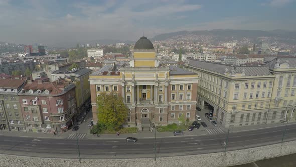 Aerial view of Sarajevo Univerisity