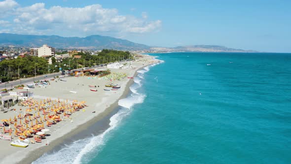 Locri coast in summer