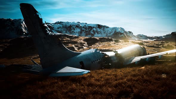 Plane Crashed on a Mountain