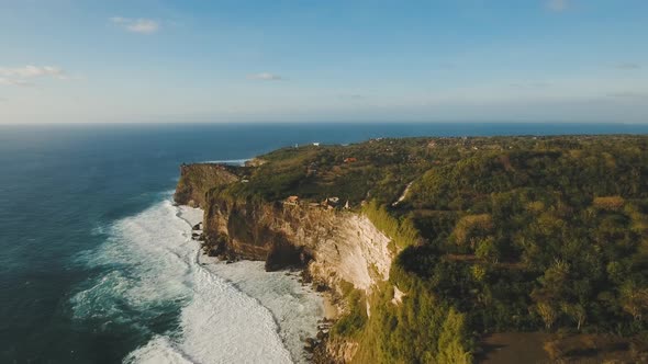 Rocky Coastline Island Bali