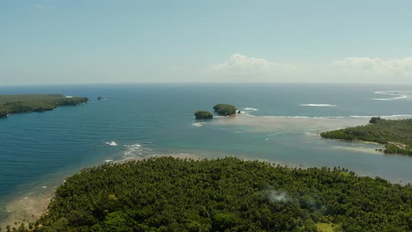 Tropical Islands in the Ocean